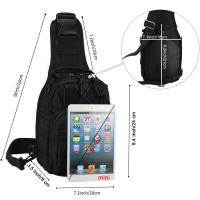 Bolsa De Hombro Táctica REDAPRIC Sling Pack Rover EDC Molle Bolsa De Ataque Para Rango Unisex Tamaño M Material 600D - details 2
