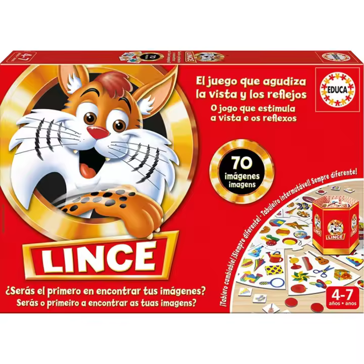 Juego Lince Clásico 70 Imágenes Educa (17472) - 1