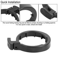 Tubo Frontal Plegable Para Patinete Eléctrico Xiaomi Mijia M365 Pieza De Repuesto Negro Clavija De Seguro Redondo - details 4