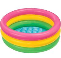 Piscina 3 aros bebé sunset 86x25cm - 68 Litro - INTEX 58924 - Piscina ideal para jugar con niños pequeños - Disfruta del verano como nunca antes - - details 0