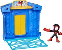 Marvel Spidey y sus increíbles amigos City Blocks Miles Morales: Spider-Man City Bank, Hasbro F8362 - details 1