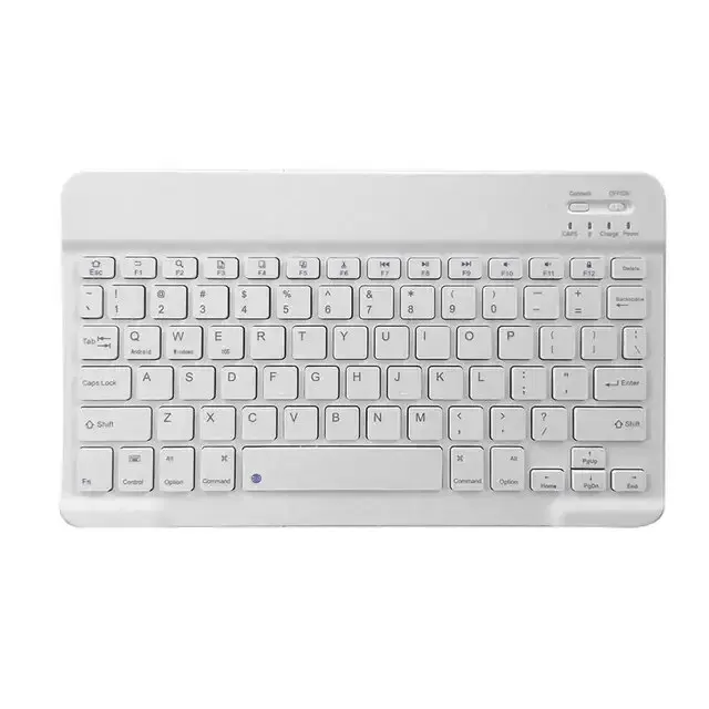 Teclado Bluetooth inalámbrico, teclado inalámbrico con Ratón, Mini teclado ultrfino, teclado inalámbrico, juego de Ratón para iPad, Mac, portátil, tableta, Surface, teléfono, Windows/Android/iOS - 1