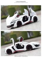 Coche De Colección LYKAN Hypersport a Escala 1:24 Con Sonido Y Luz Vehículo Metálico Para Niños Regalo De Navidad - details 8
