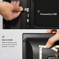 Tira De Luces LED Flexibles USB DC5V SMD 3528 Para Decoración De Habitaciones Cocinas Armarios Luz De Fondo De TV Iluminación Nocturna - details 4