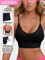 Sudadera De Yoga Sin Espalda Con Cuello En V De Punto Ribete Clásica Para El Crecimiento Del Cabello Deporte Nylon - details 13