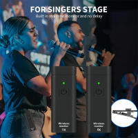 Sistema De Monitoreo Inalámbrico UHF Digital Profesional Con Transmisor Receptor Para Cantante Tarjeta De Sonido Escenario De Sonido De Transmisión - details 8