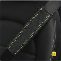 Almohadilla De Cinturón De Seguridad De Cuero PU Para Coche Cubierta De Hombro Transpirable Protección Accesorios De Interior Automóvil - details 11