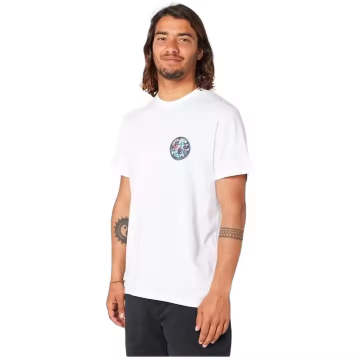 Camiseta de Manga Corta RIP CURL Passage Tee para hombre en color blanco - 1