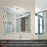 Lámpara De Pared LED Para Baño En Acero Inoxidable 6000K Luz De Espejo Para Maquillaje 6W/8W Lámpara De Vestíbulo Para Iluminación Interior Del Hogar - details 2