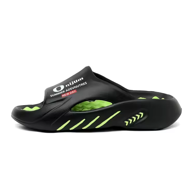 Nuevos Pantuflas Masaje Para Hombre 2024 Sandalias Casuales De Playa Comodidad Grande Tamaño 38-47 Suela Cómoda Interior Y Exterior - 1