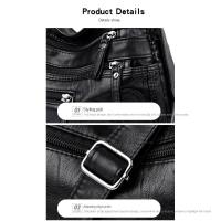 Nueva Bolso De Hombro Para Mujer En Cuero Lavado Gran Capacidad Bolso Transversal Suave Estilo Coreano Para Damas De Mediana Edad - details 19