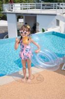Anillo De Natación Con Sombrilla Para Bebé Flamingo De Rooxin Asiento Flotante Para Piscina Y Playa Estilo De Verano - details 19
