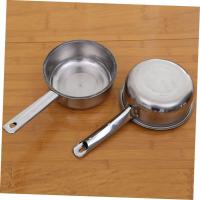 Cucharón de agua con mango cuadrado Cucharón para sopa Cucharón para regar Agua Cucharón para agua Taza Cucharón para baño Cucharas Cuchara de agua conveniente Cucharón para agua de cocina Cuchara japonesa Acero inoxidable Plata - details 2
