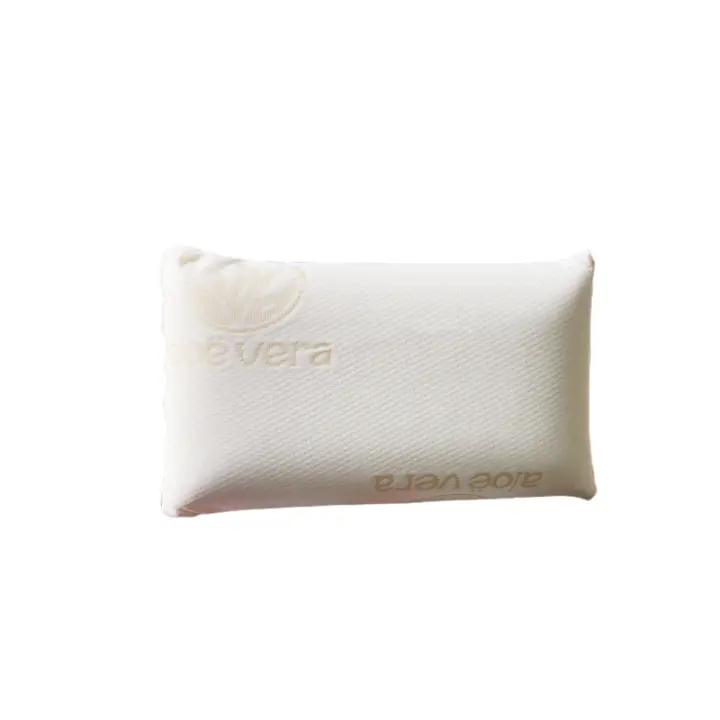 STARLEY-Almohada viscoelástica Aloe Vera Para niños Y de Viaje 40X10X25CM - 1