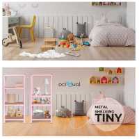 Ociodual Estanteria Metalica Tiny Rosa, Estante Ideal para Hogar, Estanterias Trastero, Muebles, Oficina, Estanterias Almacenaje Divisible, Sin Tornillos, 240kg, 4 Baldas MDF, 150x60x30cm - details 2