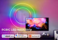 Tira De Luces LED Neón TUYA RGBIC Dreamcolor Impermeable WS2811 Con Efecto De Persecución Y Control WiFi Para Iluminación De Habitaciones - details 0