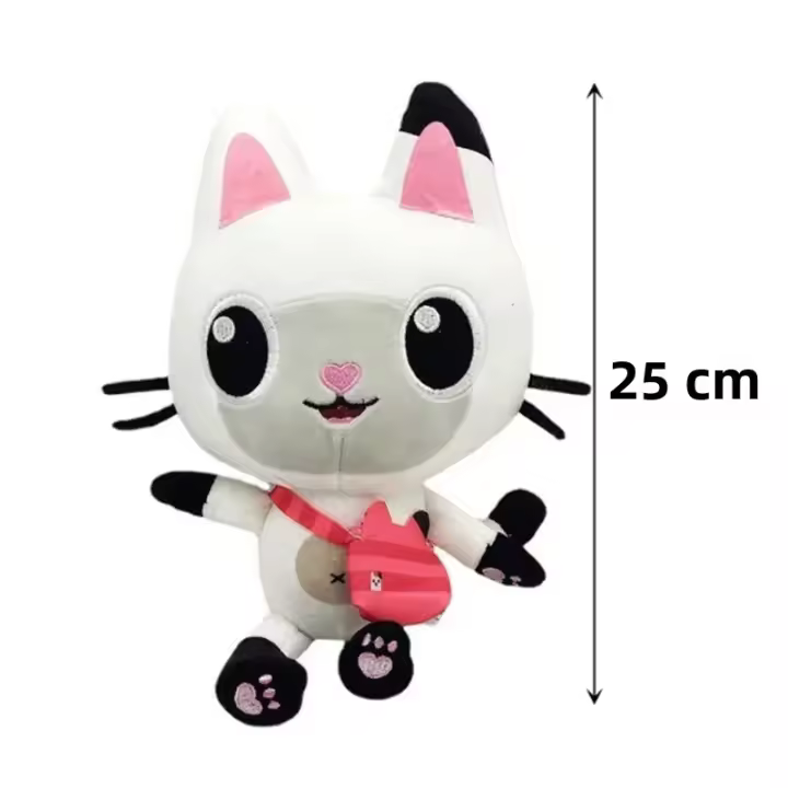 Muñeca Gabby De Peluche 20-30cm Mochila Para Niños Juguete De Gato Merma Y Pasteleón Animal De Peluche Regalo De Navidad Para Niños - 1