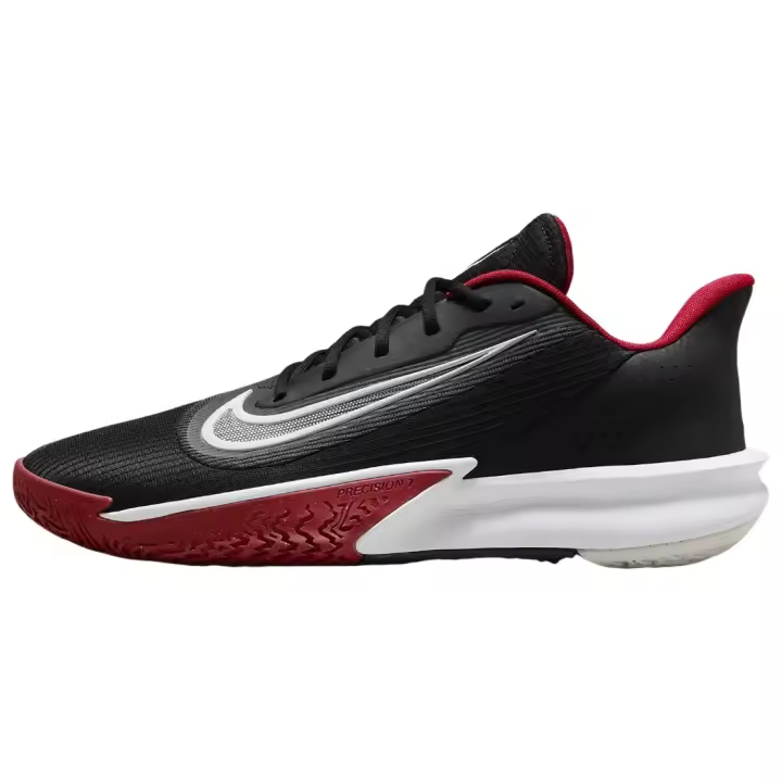 Nike, Precision 7, Zapatillas, Baloncesto, Perfil Bajo, Mediasuela Espuma Esculpida, Hombre, Negro, NIFN4322_002// - 1