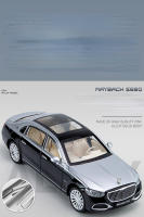 Modelo De Coche De Aleación Mercedes-Benz S680 1:24 Con Sonido Y Luz Juguete De Retroceso Para Niños Colección Decoración Regalo C258 - details 3