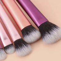 Set De 10 Pinceles De Maquillaje Miniatura Para Polvo Sombra Base Y Rubor Blender Conceler Herramientas De Belleza - details 5