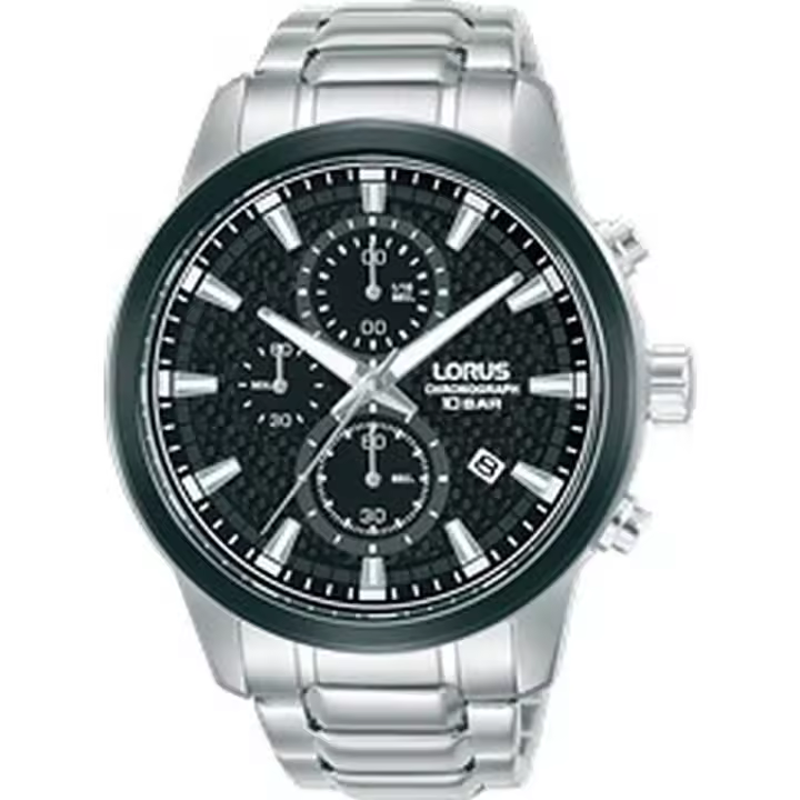 Reloj Hombre Lorus RM325HX9 Negro Plateado - 1
