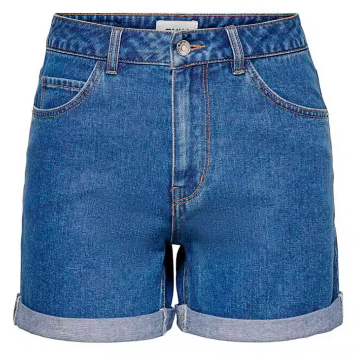 Pantalon Corto Only Onlvega para mujer en color azul - 1