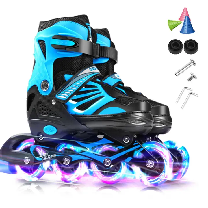 Patines en línea iluminadores ajustables - 1