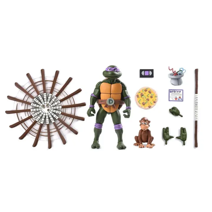 Neca Tortugas Ninja (Cartoon) Figura Ultimate Donatello VHS 18 cm - 1