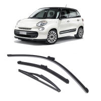 Limpia Parabrisas Delantero Y Trasero En Caucho Suave Para Fiat 500 500C 500L 2009-2023 Limpia Lluvia Accesorios De Coche - details 4