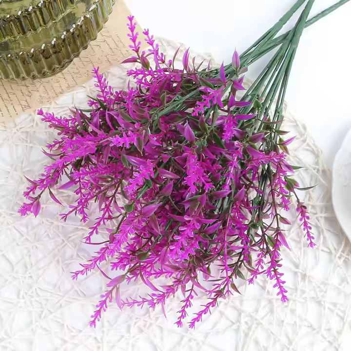 Arreglo De Plantas Artificiales Eucalipto 35cm Flores Falsas Para Decoración De Interiores Hogar Jardín Bodas DIY Exteriores - 1