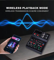 Tarjeta De Sonido Bluetooth Q-12 Con Mixer De 4 Canales Y 48V Para Sistema De Escritorio Estéreo Interfaz De Conexión Para Computadora - details 5