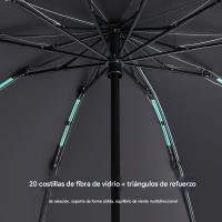 10*2 Costillas Portátil Sombrilla de Golf, Al Aire Libre Lluvia/Sol - details 2