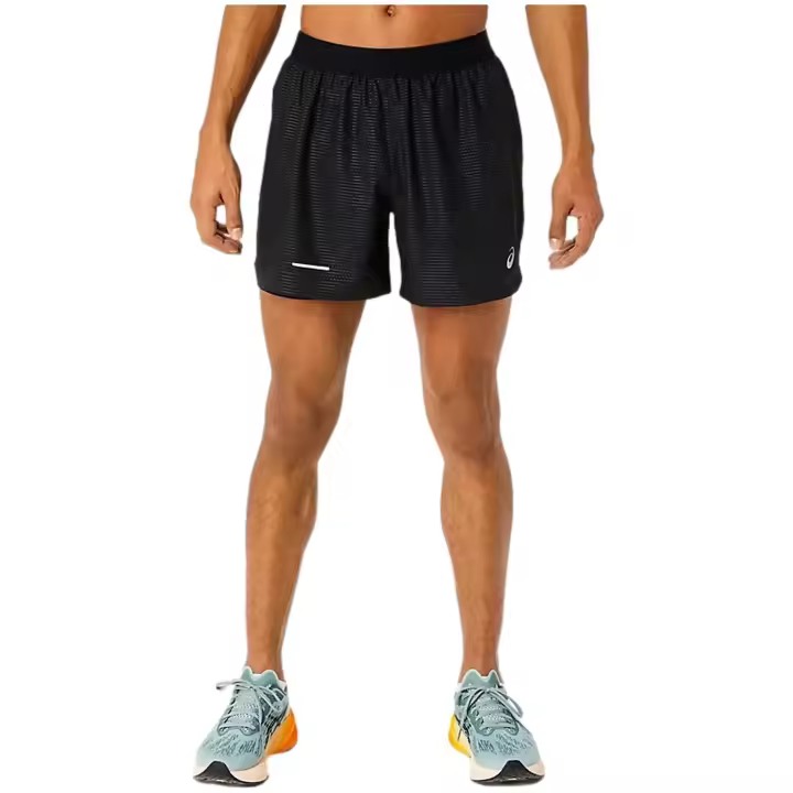Pantalon Corto Asics Lite-Show 2-N-1 5In para hombre en color negro - 1