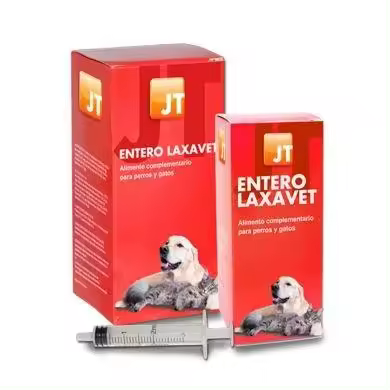 JT Pharma Entero Laxavet para Perros y Gatos  Alimento Complementario para el Estreñimiento de Perros y Gatos - 1