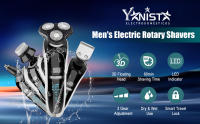 Afeitadora Electrica Hombre El juego de aseo inalámbrico resuelve todas sus necesidades de aseo personal. Experimente un afeitado suave y al ras con las cuchillas y láminas de acero inoxidable hipoalergénicas de última generación que están diseñadas espec - details 0