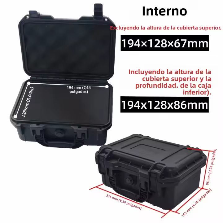 Estuche De Transporte Hidráulico Impermeable Para Herramientas Con Espuma Pre-cortada Organizador Protector De Seguridad Estuche De Almacenamiento - 1