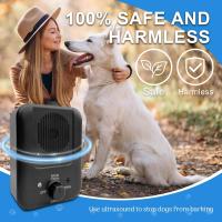 Dispositivo antiladridos, disuasorio de ladridos de perros, control ultrasónico de ladridos de perros, silenciador de ladridos de perros, recargable con 3 niveles ajustables, apto para uso en interiores y exteriores (Negro) - details 5