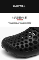 Zapatillas De Verano Para Hombre Clogs EVA Sandalias Planas Transpirables Con Agujeros Para Playa Hogar Descanso Slides - details 8