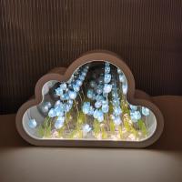 Lámpara De Noche Creativa Tulipán Nube Mar De Flores Luz Atmosfera Transparente Regalo Para Amantes Del Qixi Decoración De Escritorio - details 14