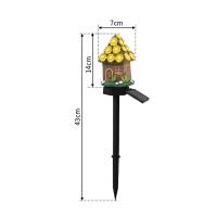 Lámpara De Jardín Solar Para Casa De Hadas Luz LED Impermeable Decoración Exterior Con Diseño Moderno Y Miniatura - details 16