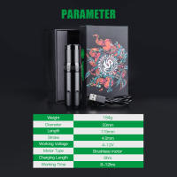 Kit De Tatuaje Dragonhawk X5 Con Motor Sin Escobillas 4.0mm Batería Inalámbrica Máquina De Tatuaje Set De 1001RL Y 1201RL - details 1