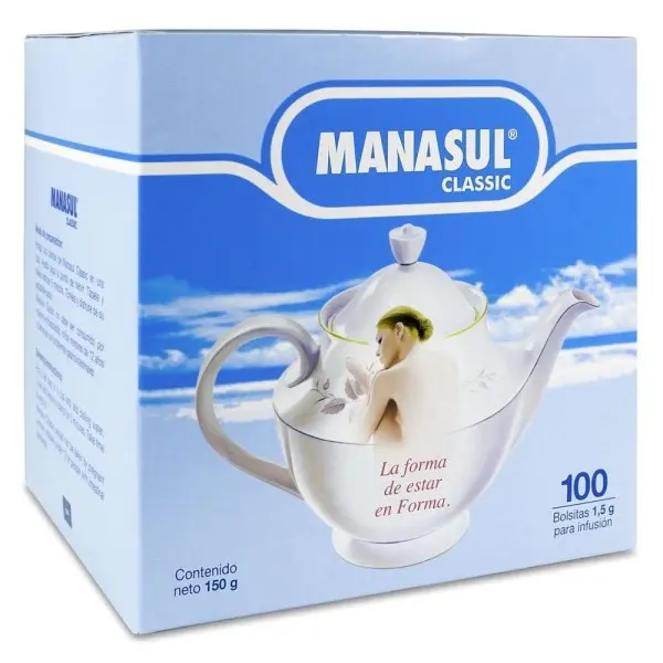 Manasul Classic 100 Filtros + Manasul Cleanse 30 cp REGALO - Infusión Digestiva - 1