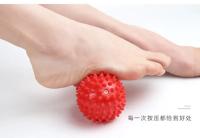 Rodillo De Masaje Para Pies Bola Doble De Lagrillo Espinosa Myofascial Para Alivio Del Dolor De La Arco Y Plantar Fasciitis Uso En Espalda Y Pies Medio TPR ABS - details 2