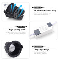 Lámpara De Techo Recargada LED De Aluminio Spot Light 5W 7W 9W 12W Iluminación Decorativa Para Exhibición 110V 220V - details 4