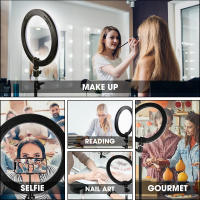 Luz De Selfie LED Portátil Con Trípode Y Control Remoto 12 Pulgadas Iluminación De Relleno Para Video De YouTube Tiktok Y Transmisiones En Vivo - details 3