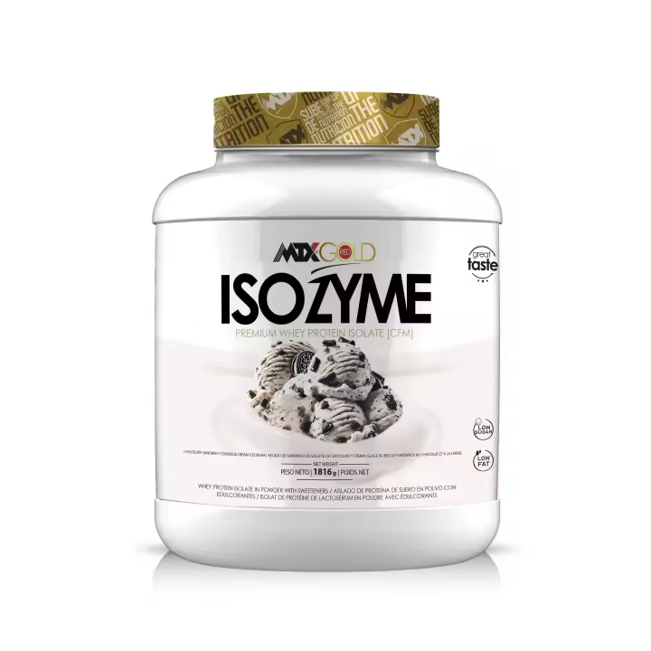 MTX ISOZyme™ Whey Isolate Protein – Aislado de Suero CFM Ultra Microfiltrado de Alta Pureza | Absorción Rápida | 908 g / 1816 g / 3600 g | Sin Azúcar, Bajo en Lactosa, Alto en BCAA - 1