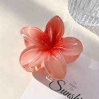Pinza Para El Cabello De Acrílico Grande Con Diseño De Flor Gradient Para Mujeres Accesorio De Moda De Barretta Estilo Caracol Decorativo Para Fiestas Y Uso Diario - details 8