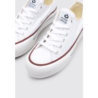 victoria TRIBU DOBLE BASKET LONA Deportivas Con Plataforma Mujer Blanco - details 1