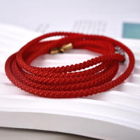 Cordón De Hilo Tejido a Mano En Forma De Piña De 60cm Con Hebilla De Acero Inoxidable Para Accesorios De Joyería DIY - details 7