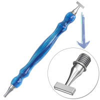 Nueva Pluma De Pintura De Diamante De Acero Inoxidable Delgada Para Herramientas De Arte Accesorios De Punta Para Pintura Con Diamantes - details 5